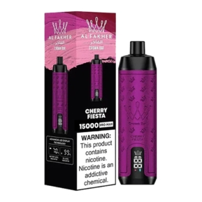 Cherry Fiesta By Al Fakher Crown Bar Pro Max 15K Puffs Disposable Pod