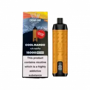 Cool Mango By Al Fakher Crown Bar Pro Max 15K Puffs Disposable Pod