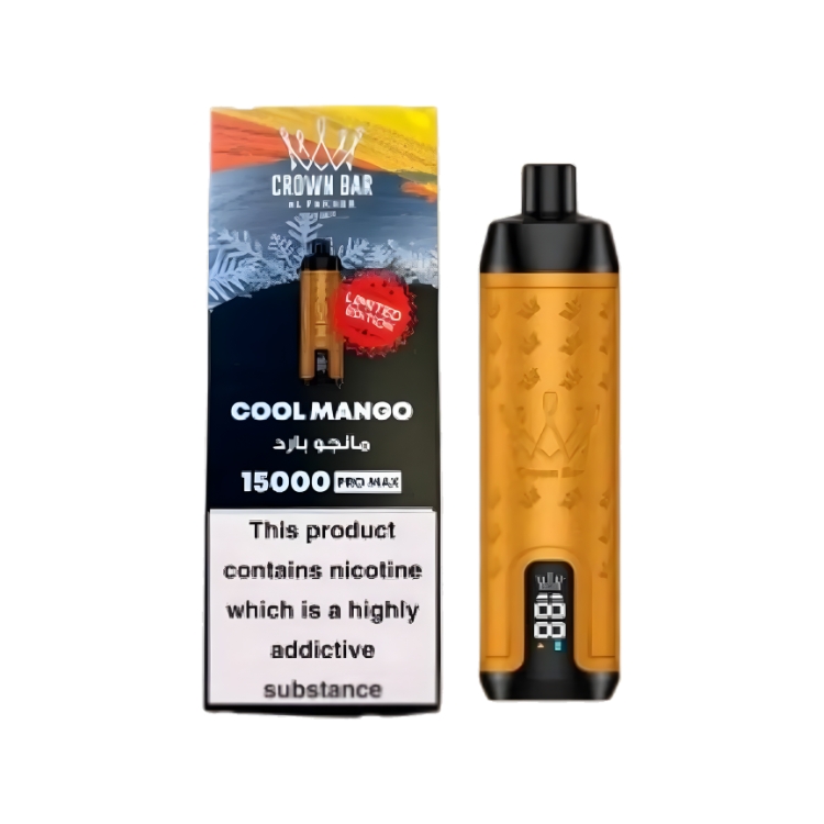 Cool Mango By Al Fakher Crown Bar Pro Max 15K Puffs Disposable Pod