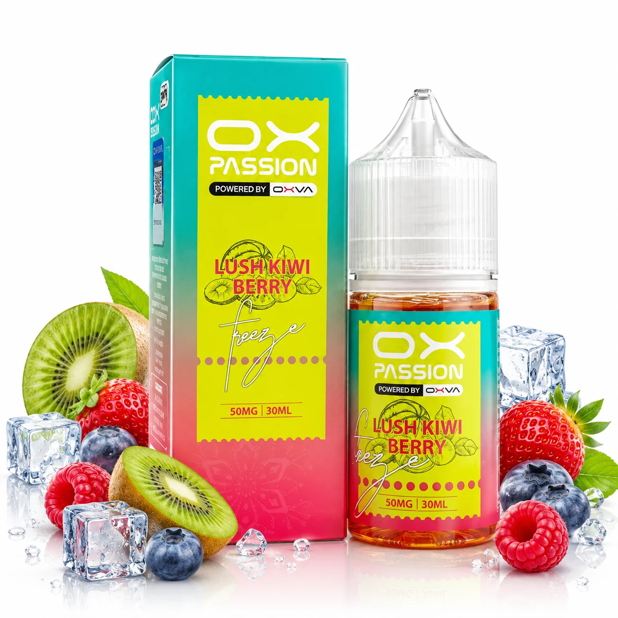 Lush Kiwi Berry SaltNic By OX Passion Freeze
