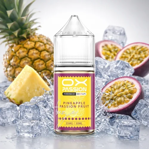 Pineapple Passion Fruit SaltNic By OX Passion Freeze