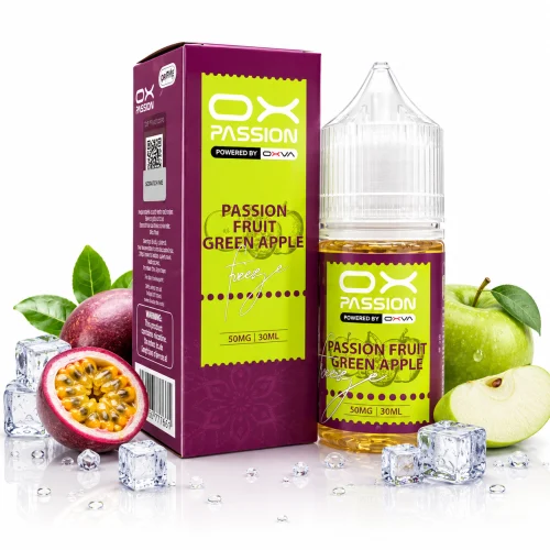 Passion Fruit Green Apple SaltNic By OX Passion Freeze