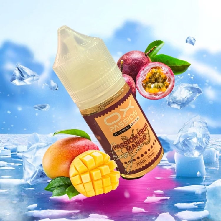 Passion Fruit Mango SaltNic By OX Passion Freeze