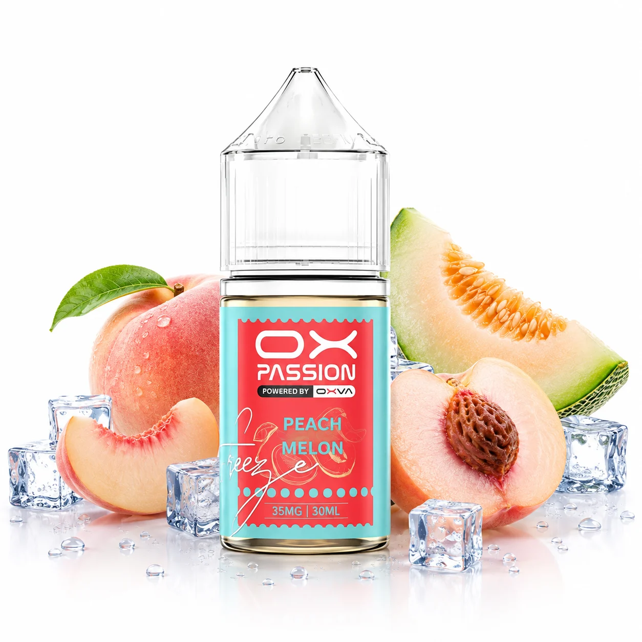 Peach Melon SaltNic By OX Passion Freeze
