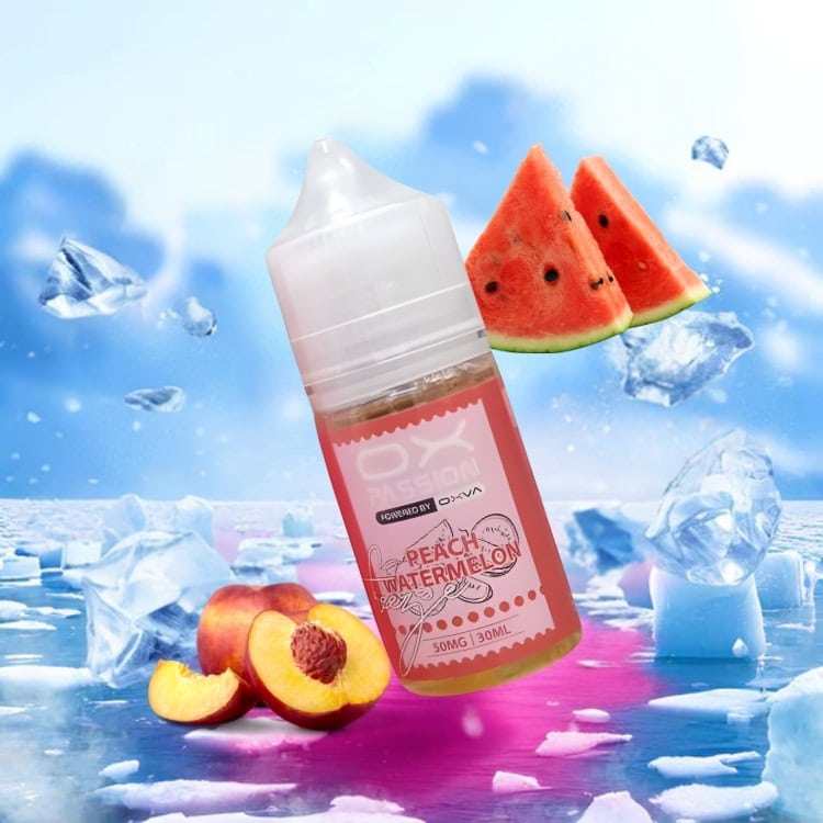 Peach Watermelon SaltNic By OX Passion Freeze