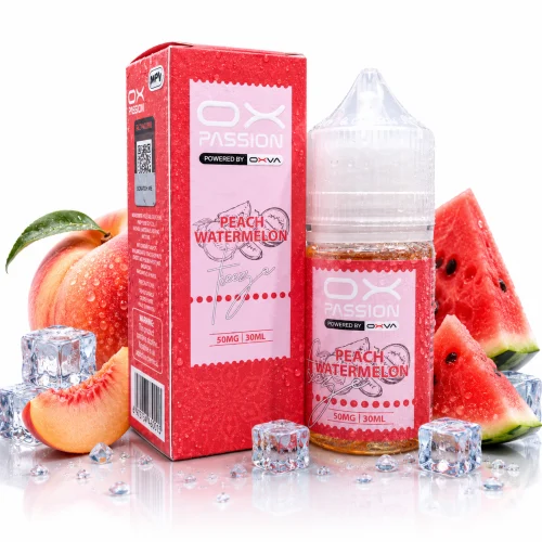 Peach Watermelon SaltNic By OX Passion Freeze