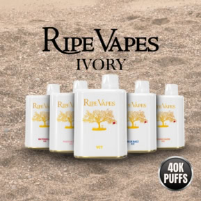 Ripe Vapes IVORY 40K Puffs Disposable Pod