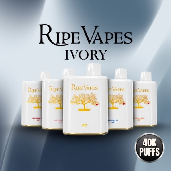 Ripe Vapes IVORY 40K Puffs Disposable Pod