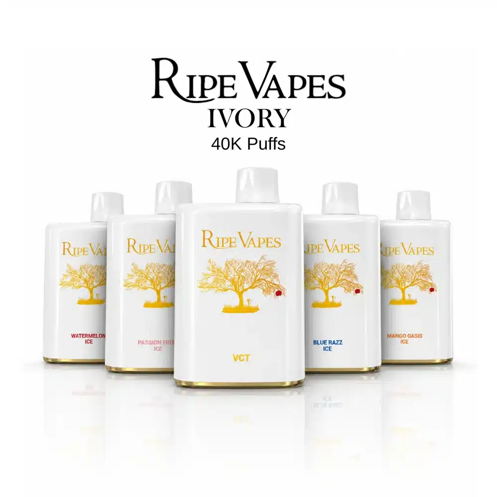 Ripe Vapes IVORY 40K Puffs Disposable Pod