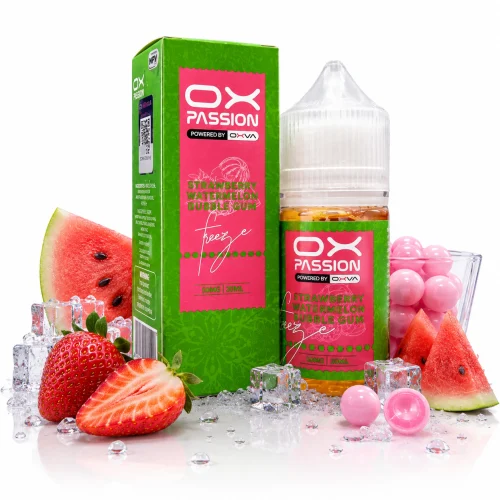 Strawberry Watermelon Bubblegum SaltNic By OX Passion Freeze