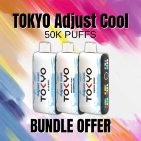 TOKYO Adjust Cool 50K Puffs Disposable Pod Bundle Offer
