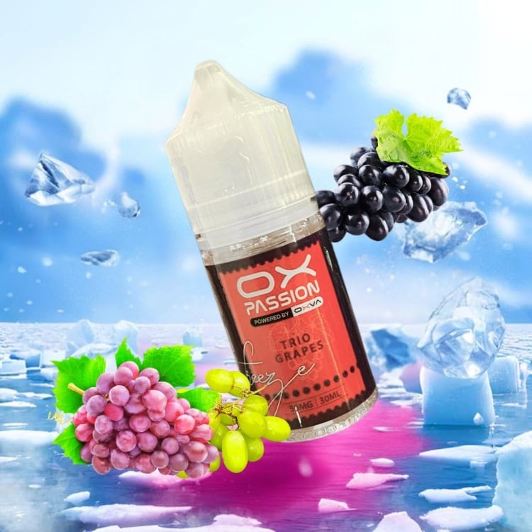 Trio Grapes SaltNic By OX Passion Freeze