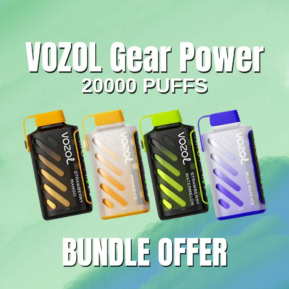 VOZOL GEAR POWER 20000 Puffs Disposable Pod Bundle Offer