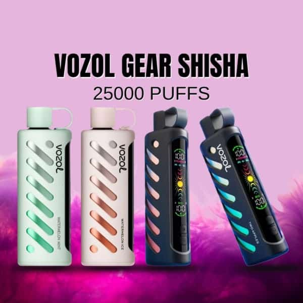 VOZOL GEAR SHISHA 25K Puffs Disposable Pod