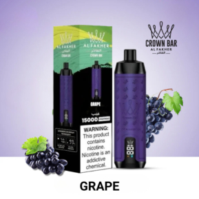 Grape By Al Fakher Crown Bar Pro Max 15K Puffs Disposable Pod