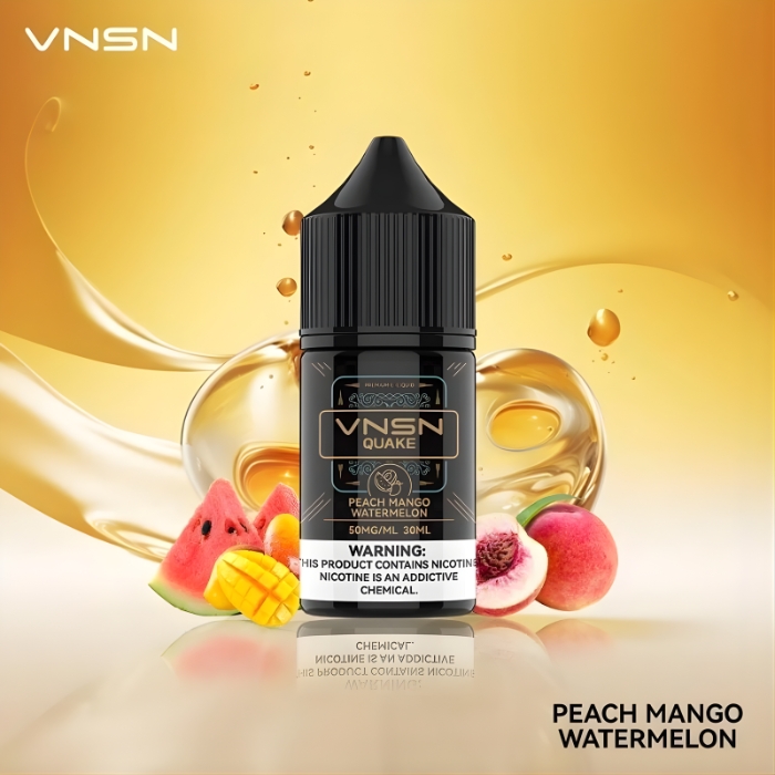 Peach Mango Watermelon SaltNic By VNSN Quake