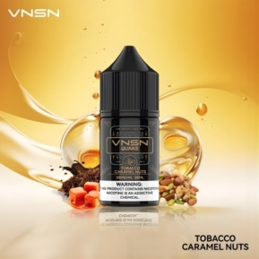 Tobacco Caramel Nuts SaltNic By VNSN Quake