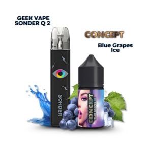 Geek Vape SONDER Q 2 Pod System - Blue Grapes Ice By CONCEPT