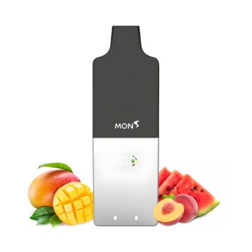 Mango Peach Watermelon By Bubble Mon 18K Puffs Disposable Pod