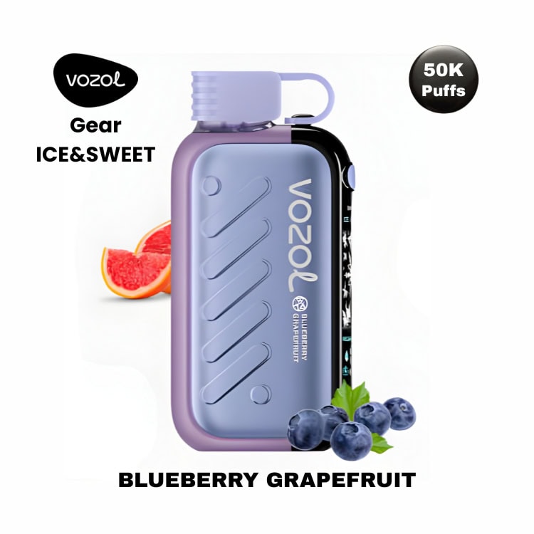 Blueberry Grapefruit By VOZOL Gear Ice & Sweet 50K Puffs Disposable Pod