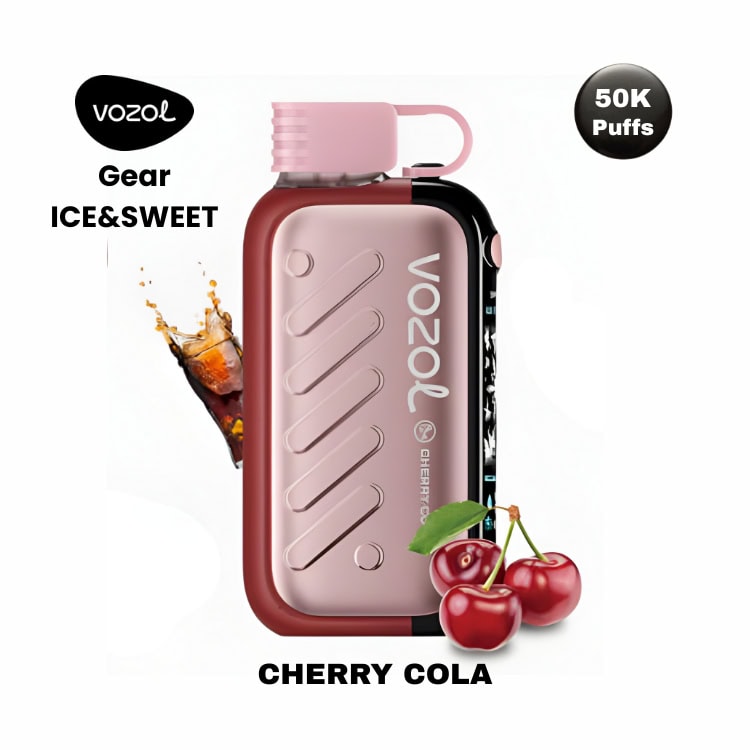 Cherry Cola By VOZOL Gear Ice & Sweet 50K Puffs Disposable Pod