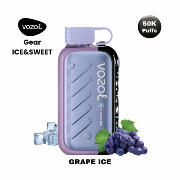 Grape Ice By VOZOL Gear Ice & Sweet 50K Puffs Disposable Pod