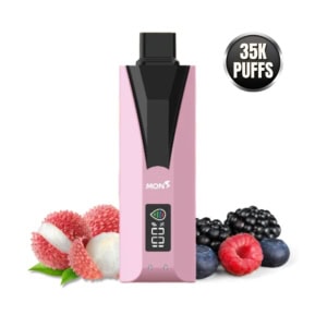 Lychee Berry Fruit By Bubble Mon 35K Puffs Disposable pod