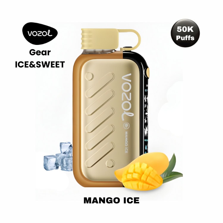 Mango Ice By VOZOL Gear Ice & Sweet 50K Puffs Disposable Pod