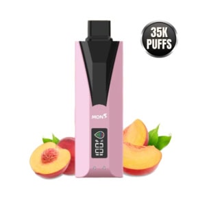 Peach By Bubble Mon 35K Puffs Disposable Pod