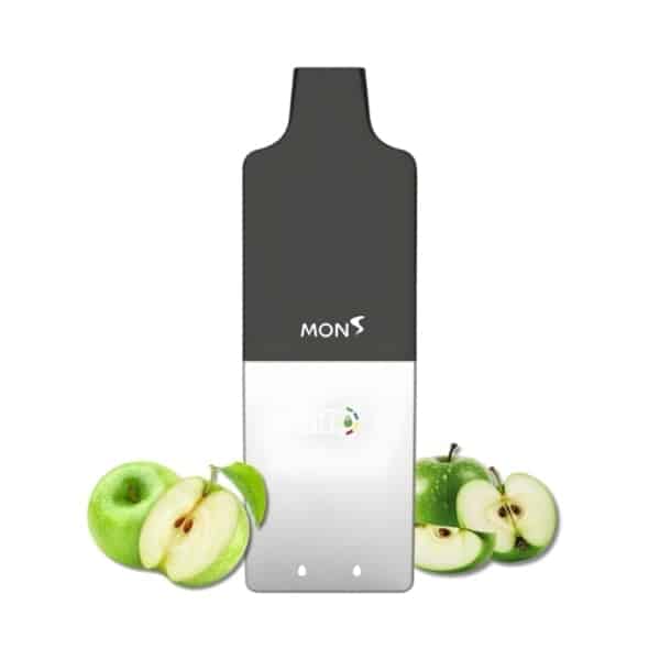 Sour Apple By Bubble Mon 18K Puffs Disposable Pod
