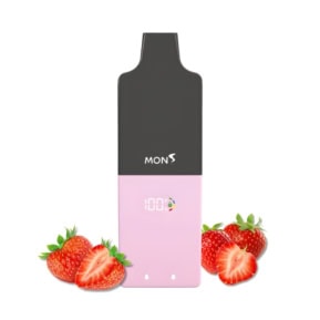 Strawberry By Bubble Mon 18K Puffs Disposable Pod