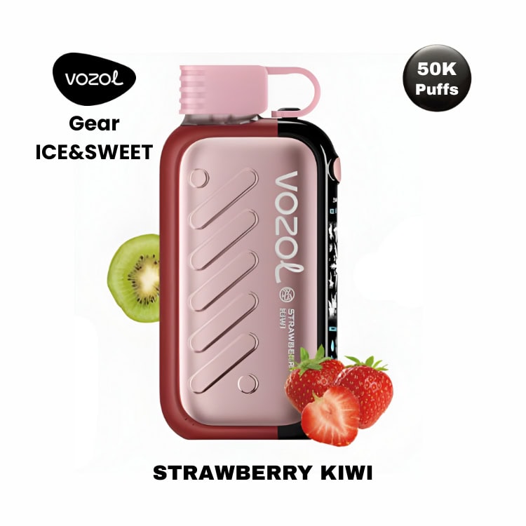 Strawberry Kiwi By VOZOL Gear Ice & Sweet 50K Puffs Disposable Pod
