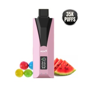 Watermelon Bubblegum By Bubble Mon 35K Puffs Disposable pod