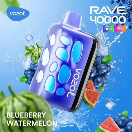 Blueberry Watermelon By VOZOL RAVE 40K Puffs Disposable Pod
