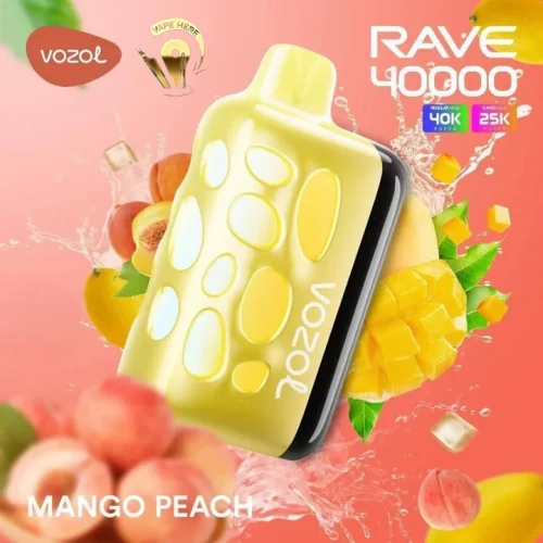 Mango Peach By VOZOL RAVE 40K Puffs Disposable Pod