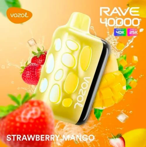 Strawberry Mango By VOZOL RAVE 40K Puffs Disposable Pod