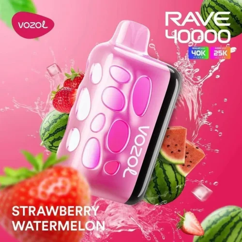 Strawberry Watermelon By VOZOL RAVE 40K Puffs Disposable Pod