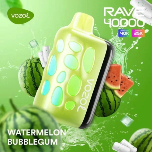 Watermelon Bubblegum By VOZOL RAVE 40K Puffs Disposable Pod