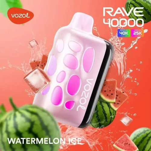 Watermelon Ice By VOZOL RAVE 40K Puffs Disposable Pod