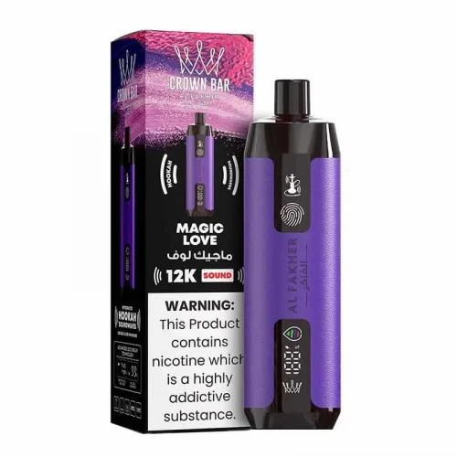 Magic Love By Al Fakher Crown Bar SOUND 12K Puffs Disposable