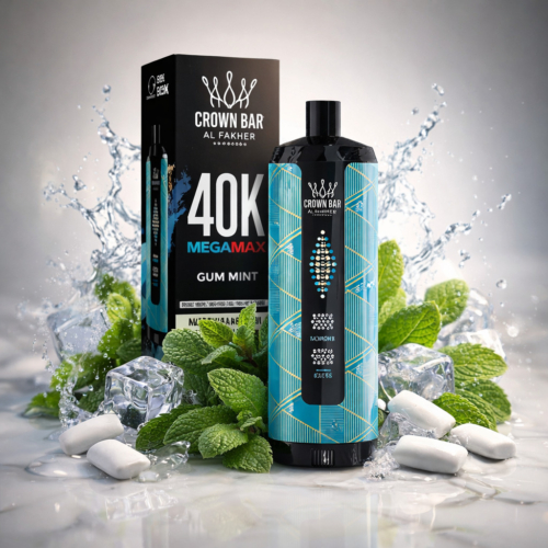 Gum Mint By Al Fakher Crown Bar Mega Max 40K Puffs Disposable