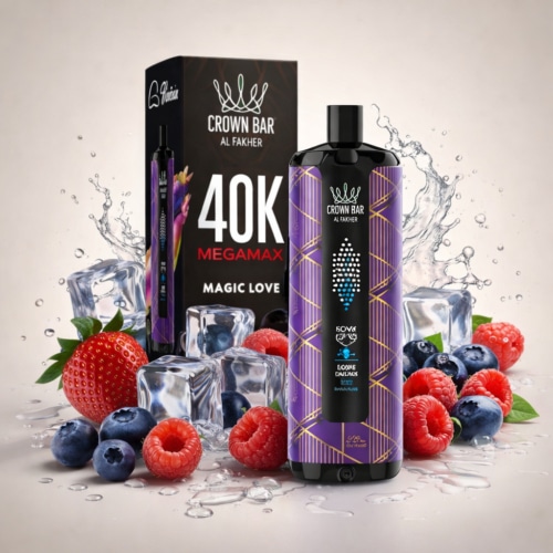 Magic Love By Al Fakher Crown Bar Mega Max 40K Puffs Disposable
