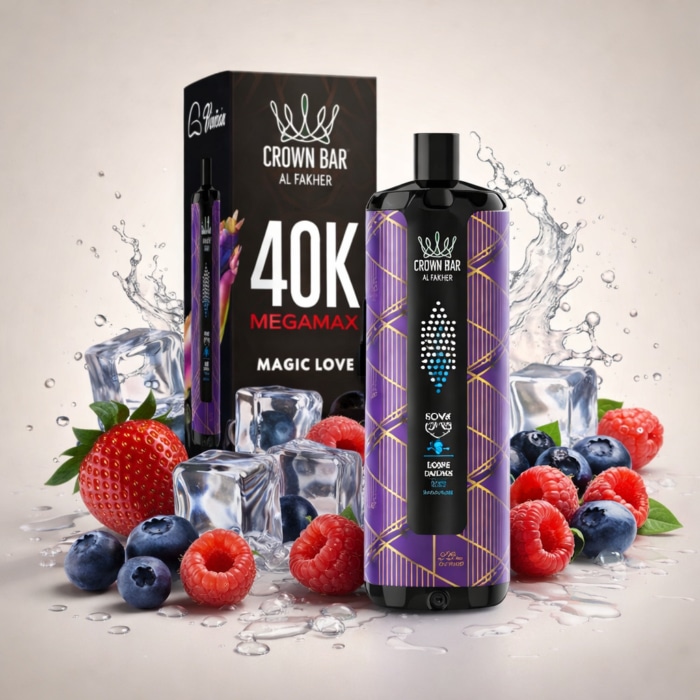 Magic Love By Al Fakher Crown Bar Mega Max 40K Puffs Disposable | Si ...