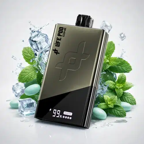 Menthol By Life Pod One 40K Disposable | Space Grey
