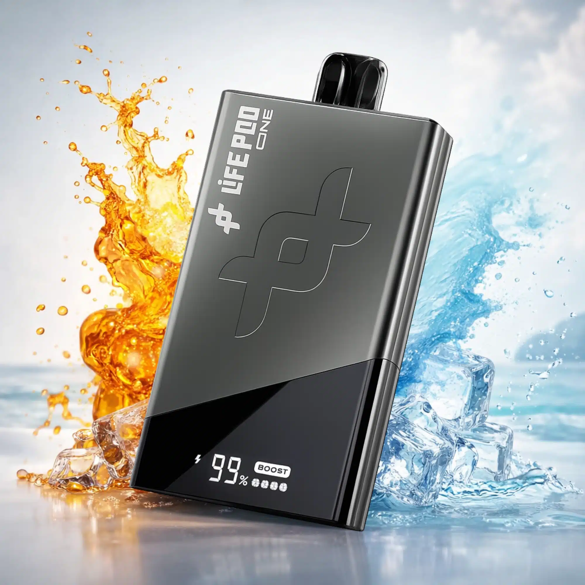 Monster Drink By Life Pod One 40K Disposable | Carbon Black