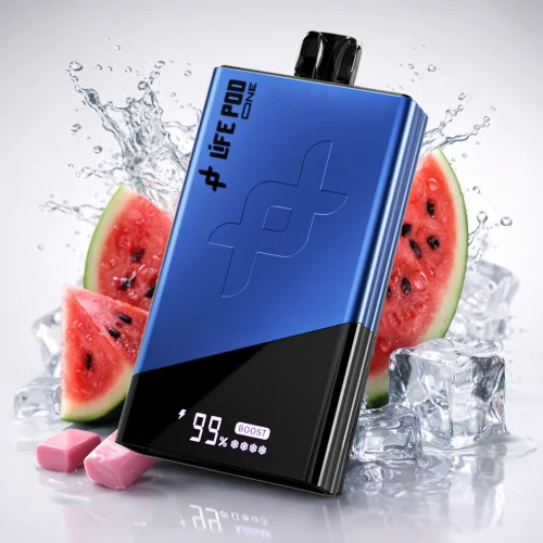 Watermelon Bubblegum By Life Pod One 40K Disposable | Electric Blue