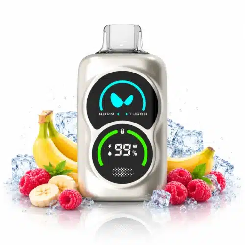 Banana Raspberry Ice By WAKA Duo 30K Puffs Disposable