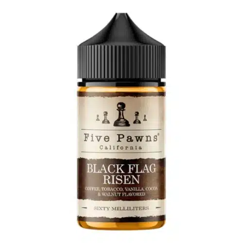 Black Flag Risen By Five Pawns