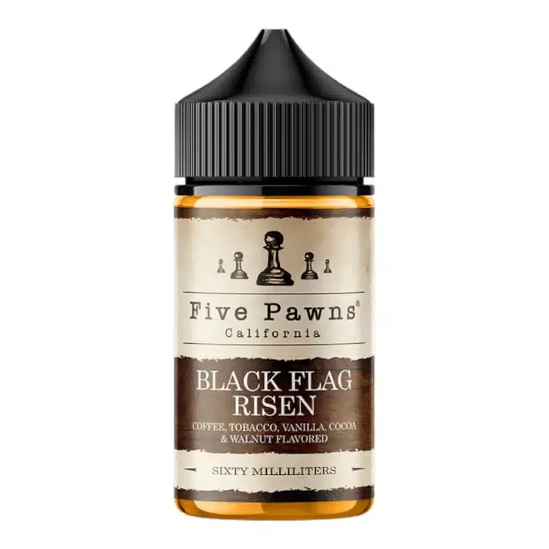Black Flag Risen By Five Pawns
