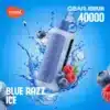 Blue Razz Ice By VOZOL GEAR Hookah 40K Puffs Disposable